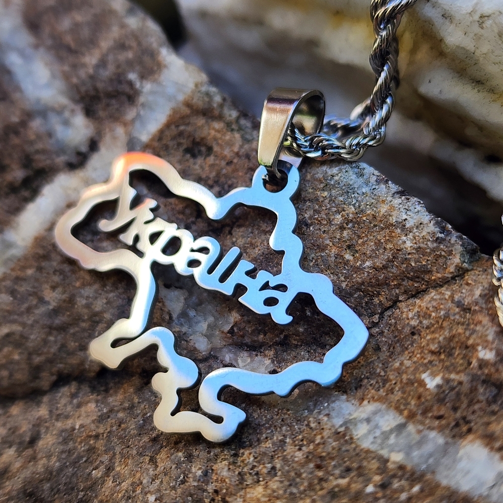 Ukraine Necklace  Designer Jewelry Ukraina pendant